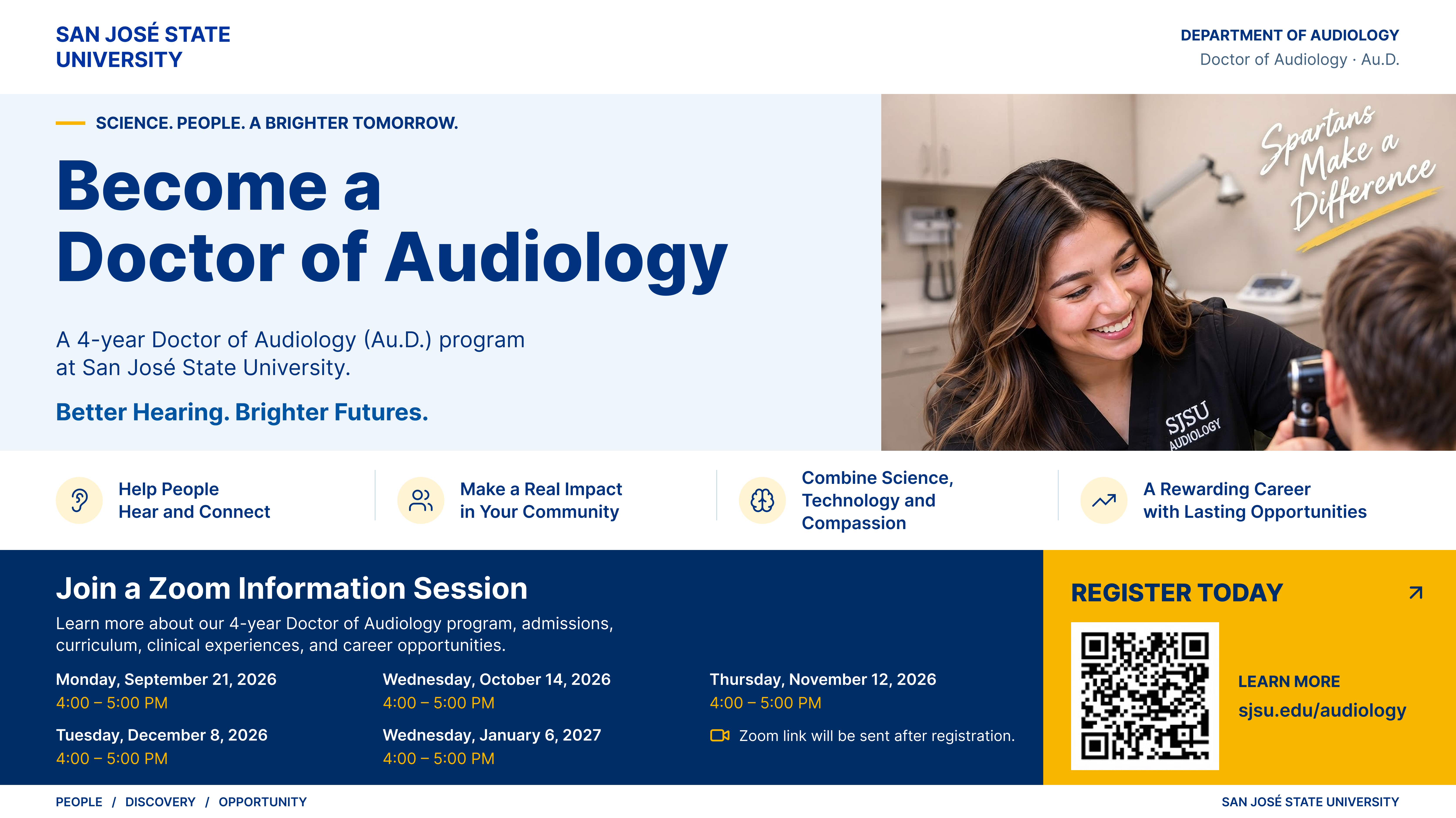 Audiology recruitment poster