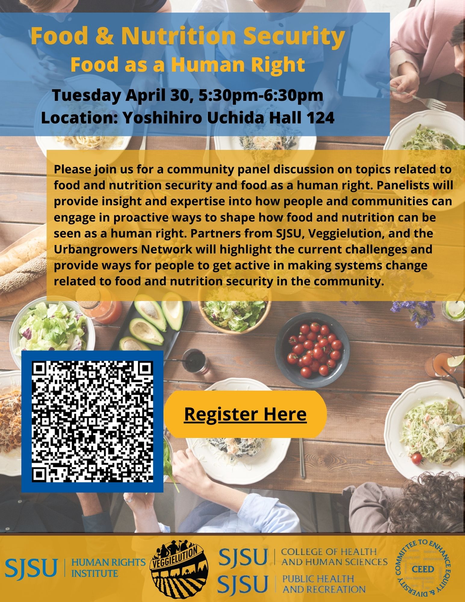 Food as a Huamam right flyer Food as a Huamam right flyer